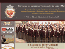 Tablet Screenshot of corazones.org